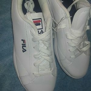 White Fila sneakers